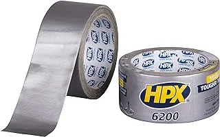 Hpx Very Strong Waterproof Hand Tearable Cloth Tougher Tape With High Adhesive Strength (48 mm X 10 M)