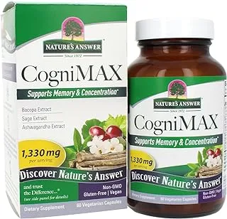 Nature'S Answer Cognimax Vegetable Capsules، 60 حبة