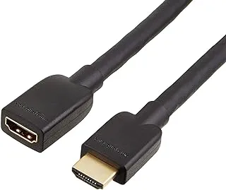 Amazon Basics High-Speed Male To Female Hdmi Extension Cable - 10 Foot (3M)