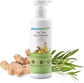 MAMAEARTH Tea Tree Conditioner For Dandruff Free Hair With Tea Tree & Ginger Oil, 250 Ml