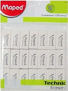 Maped Technic PB Mini Eraser 21-Pieces