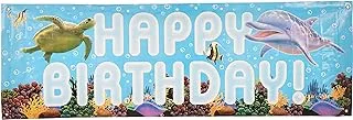 Creative Converting Ocean Party Giant Birthday Party Banner