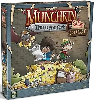 Cmon munchkin dungeon: side quest expansion (mkd002)