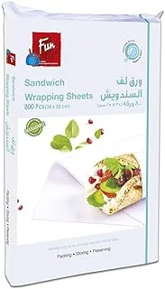 Fun Indispensable Sandwich Wrapping Paper Sheets - Pack Of 800 Sheets