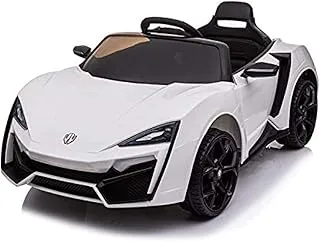 Megastar - Ride On Lambo Style 12 V Car With Swerve Doors, White, 5188