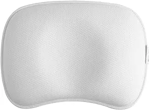 SUNVENO Baby Head Shaping Pillow | Dupont Pillow | Newborn Pillow | Plant Fibres | Baby Pillow | Anti Flat Head | Super Breathable | White