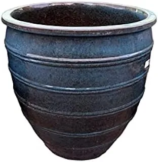 Dubai Garden Centre Ceramic Glazed Pot, Large