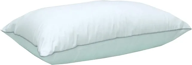 Hotel Linen Klub DEYARCO Soft Comfort 180TC Cotton Pillow Single Piping, 50 x 75 cm, White