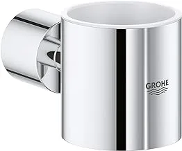 GROHE Bathroom Accessories, Glass/Soap Dish Holder - Atrio Collection, 40304003, 11.5 x 9.5 x 7.0 cm