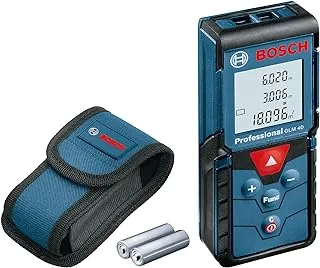 Bosch Professional Laser Measure GLM 40 , All in one – all relevant measurement modes in one compact design | Model: 0601072902 with 1 year warranty