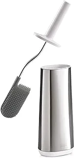 Joseph 70517 Flex Toilet Brush With Slim Holder Flexible Anti-Drip, Stainless Steel