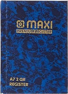 MAXI REGISTER BOOK A7 2QR 60GSM 96 SHEETS