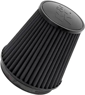 K&N Universal Clamp-On Air Intake Filter: High Performance, Premium, Washable, Replacement Flange Diameter: 6 In, Filter Height: 7.5 Length: 1 Shape: Round Tapered, Ru-3101Hbk