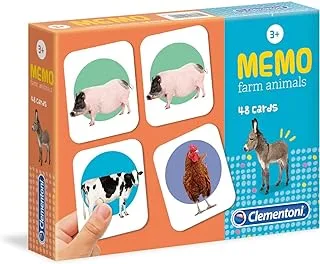 Clementoni Memo Pocket Farm Animals