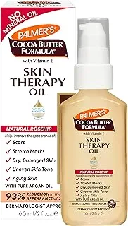 Palmer's Cocoa Butter Formula Skin Therapy Moisturizing Body Oil-Vitamin E-Rosehip Fragrance-Improve scars,stretch marks,dry,damaged skin,uneven tone,ageing skin-Mineral Oil,Paraben Free-60ML