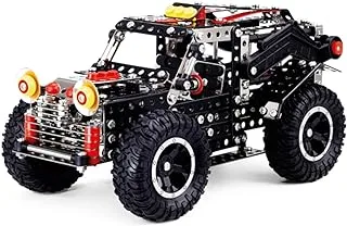 Assembly alloy toys off roader 475pcs - White