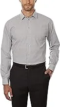 Unlisted by Kenneth Cole Men's Dress Shirt Regular Fit Checks and Stripes (Patterned)