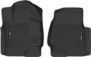 Husky Liners | X-ACT Contour Series Front Floor - Black 54651 Fits 2018-2020 Ford Expedition/Lincoln Navigator 2 Pcs