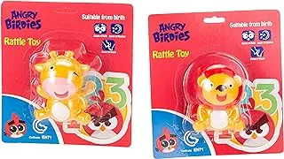 Angry Birds Rattle Toy Cow, Lion (Pack Of 6), Pack Of 1