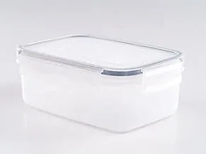 Addis 900 ml Clip and Close Rectangular Food Storage Container, Clear