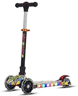 Coolbaby Kids Scooter 3 Wheels Scooter For Kids, Adjustable Handlebars, Light Wheels With Scooters, Girl Gifts 3-8 Years Old Multifunction Foldable Kids Scooter