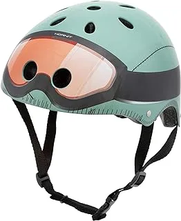 Hornit Mini Lids Kid's Helmet Bicycle, Scooter, Skateboard Hard Shell Helmet with Rear Light, Fully Adjustable for Years of Use