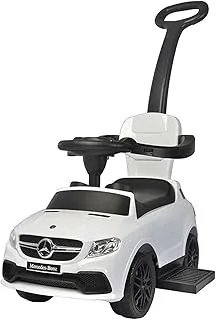 MEGASTAR RIDE ON LICENSED MERCEDES COUPE PUSH CAR WITH PULL HANDLE