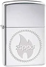 Zippo MP400016-250 ولاعة عادية مقاومة للرياح ، كروم تلميع عالي