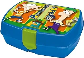 Disney 734474 Phineas & Ferb 18 X 15 8cm Funny Sandwich Box