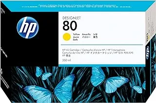 إتش بي (Hewlett Packard) C4848A Original C4848A Hp 80350-ml Designjet Ink Cartridge، Yellow