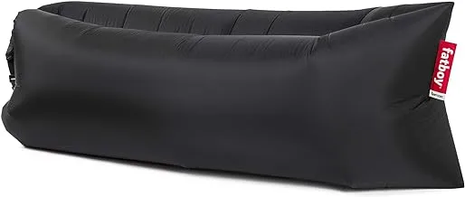 Fatboy USA Fatboy Lamzac The Original Version 1 Inflatable Lounger With Carry Bag, Inflatable Couch For Indoor Or Outdoor Hangout Or Inflatable Lounge Air Chair - Black, One Size