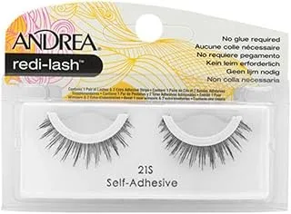 Andrea 21s redi-lash self adhesive eyelashes, black