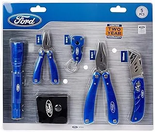 Ford Fht0121 Multi Tool, Knife And Led Light 5 In 1 Set