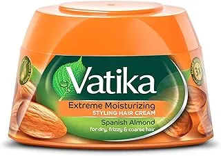 Vatika Naturals Extreme Moisturizing Style Hair Cream With Spanish Almond - 210 Ml