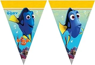 Procos Triangle Flag Banner Finding Dory 1 Pieces - 87383, Multicolor, For Kids