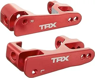 قطع غيار سيارات التحكم عن بعد Traxxas Caster Blocks Aluminium Left and Right Red-anodized