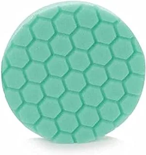 Chemical Guys Hex-Logic Heavy Polishing Pad, Green, 6Inch, BUFX_103HEX6