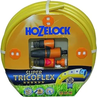 Hozelock Super Tricoflex Ultimate Hose Starter Set ، متعدد الألوان ، 15 مم × 20 م