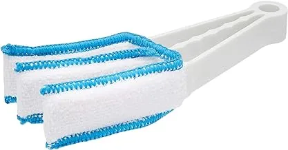 Amazon Basics Blinds Duster, Single Pack, Blue And White