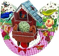 Santoro Popnrock Cuckoo Clock 3D Card, Multi-Colour