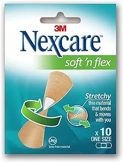 3M Nexcare 575-10E Soft 'N Flex Bandages, One Size