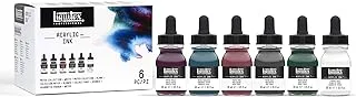 Liquitex PRO INK! MUTED COLL+WHT SET/6