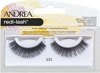 Andrea 33S Redi-Lash Self Adhesive Eyelashes, Black