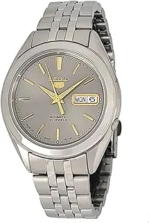 Seiko Men's Automatic Watch With Analog Display And Stainless Steel Strap Snkl19J1, Silver