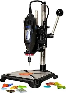 Milescraft 1097 ToolStand - Drill Press Stand (compatible with Dremel),Black, Large