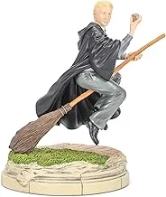 Enesco 6006825 The Wizarding World of Harry Potter Draco Malfoy Quidditch Year Two Figurine, 7.125 Inch, Multicolor