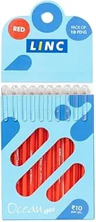 Linc Ocean Classic Gel Pen, Red, 25 pcs