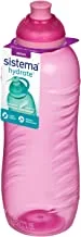 Sistema Hydrate Twist 'N' Sip Water Bottle, 460 Ml - Pink