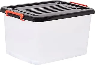 Sunray Lock & Lock Plastic Storage Box, assorted colors, 55L, YX55L