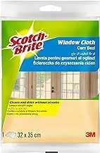 Scotch-Brite Window Wipe Multi-Purpose, 1 unit/pack | Efficient and effective cleaning cloth | Remove dust and dirt | Cleaning cloth | Sponge cloth